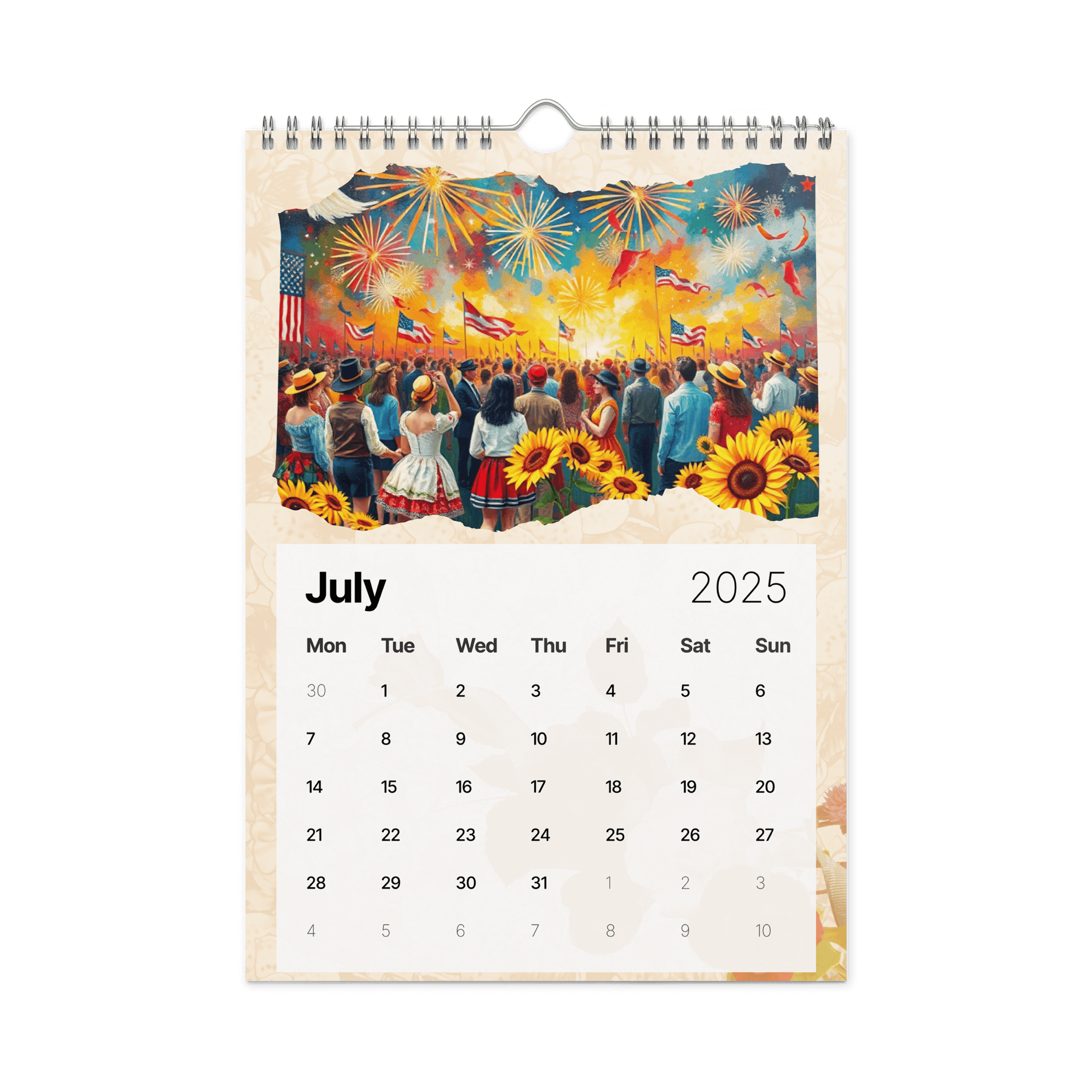 FOLK ART WALL CALENDAR 2026 product image (7)