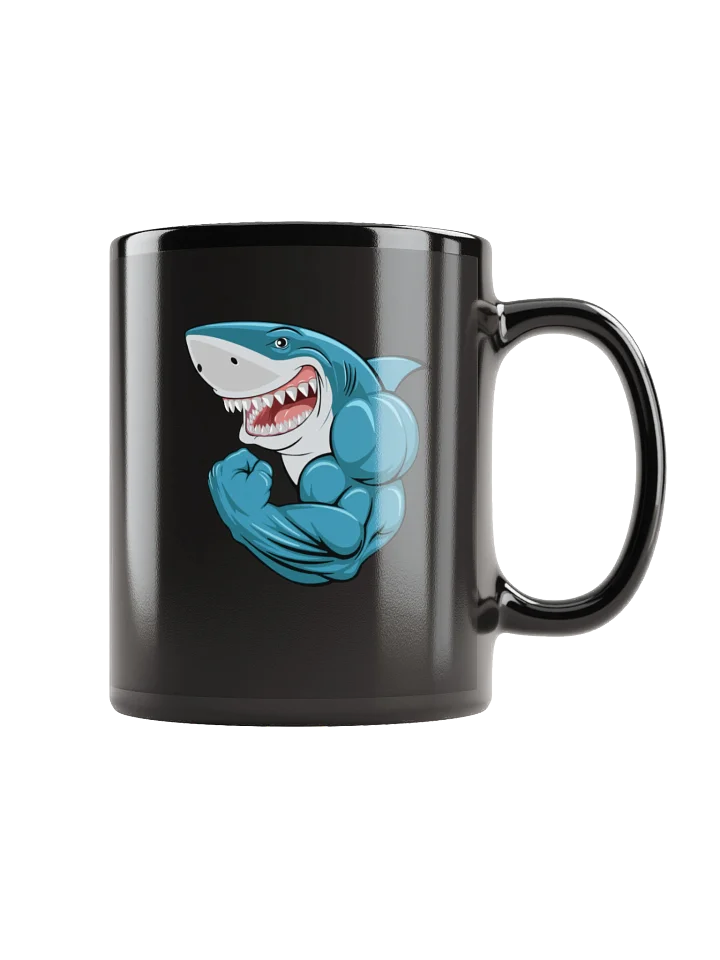 Flex Sharks Black Coffee Mug product image (1)