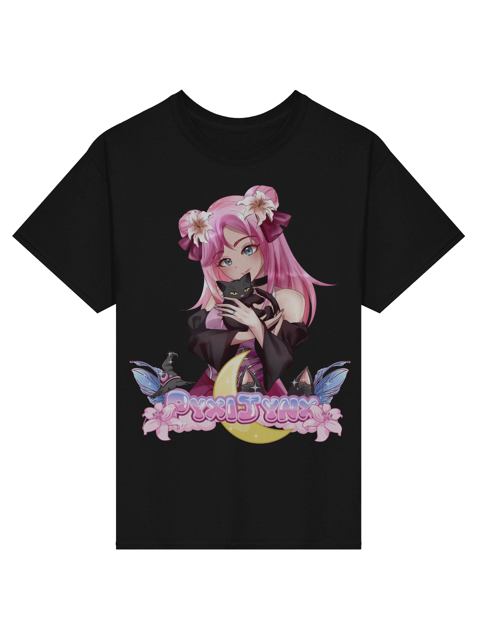 "Ailurophile" Pyxi Jynx with Logo T-Shirt product image (1)