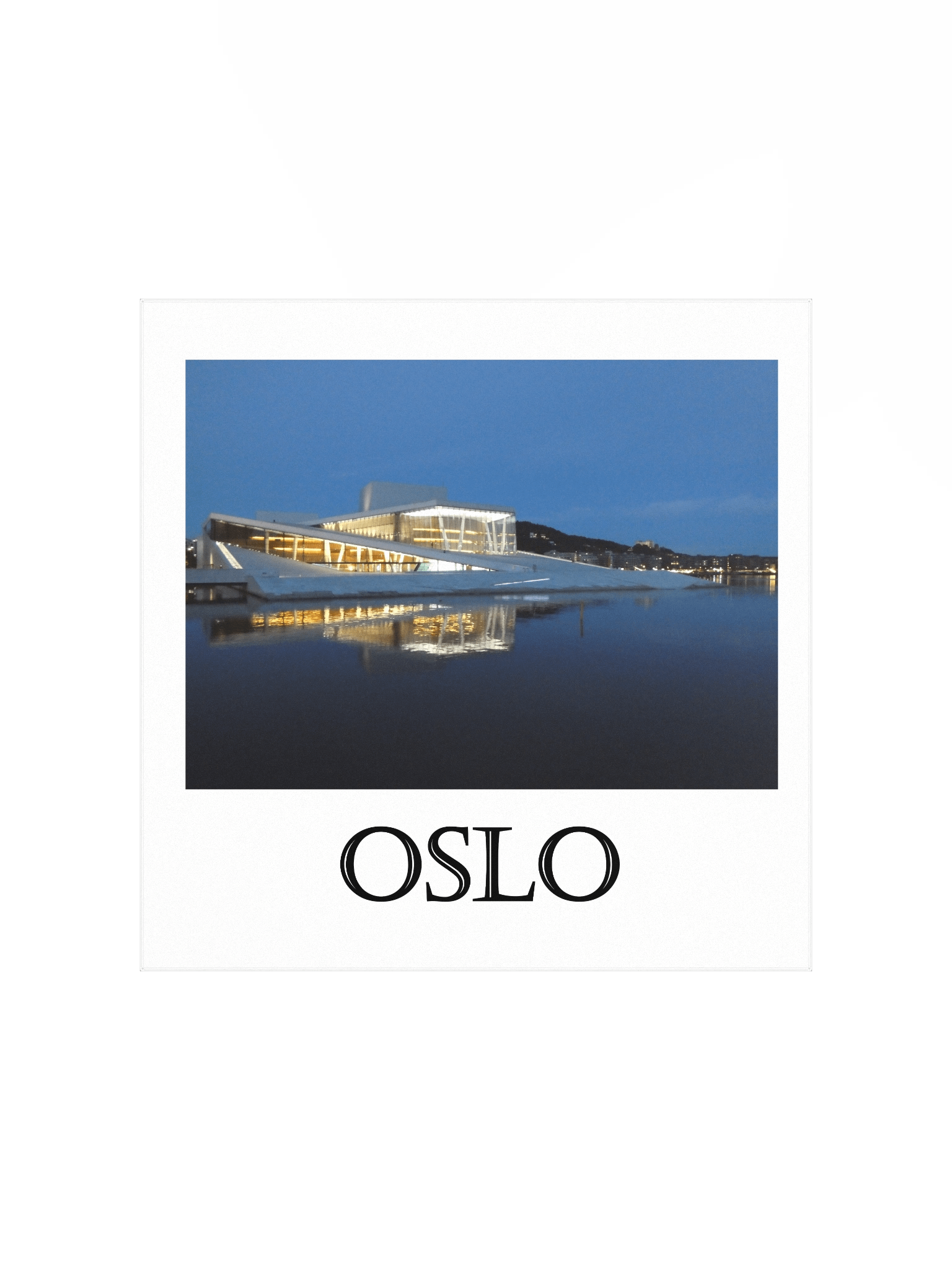 Oslo - Oslo Opera House at Night product image (1)