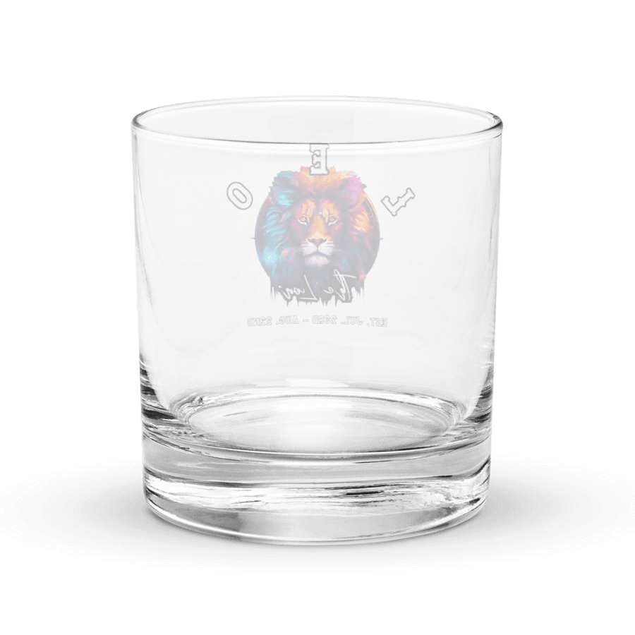 Leo - Zodiac Rocks Glass product image (4)