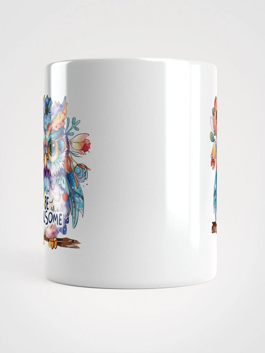 Be Owlsome White Glossy Mug product image (4)