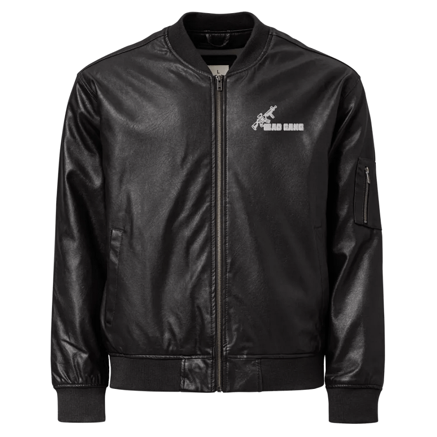 BAD GANG BOMBER JACKET BLACK product image (1)