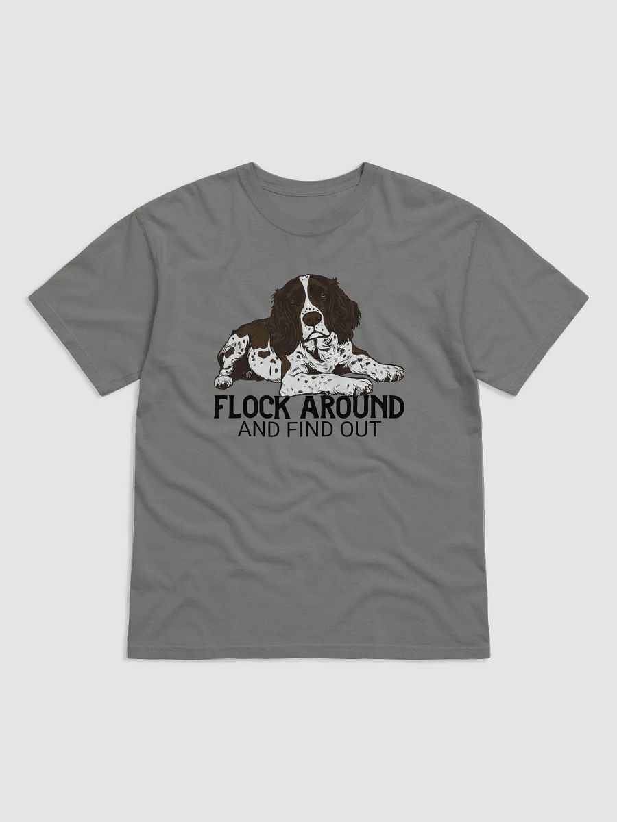 Flock Around and Find Out T-Shirt of a Springer Spaniel(Brown) | Funny T-Shirt for Hunting Dog Paw-rents product image (23)