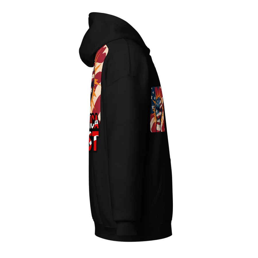 Zip Hoodie: America First product image (6)