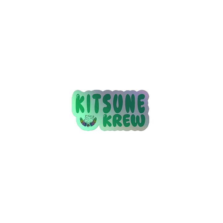 KITSUNE KREW Holographic Sticker product image (1)