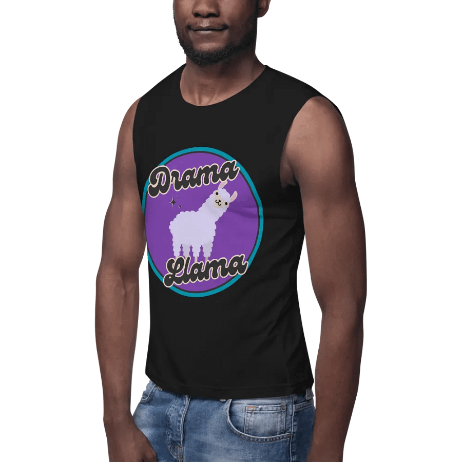 Drama Llama Muscle T-Top product image (7)