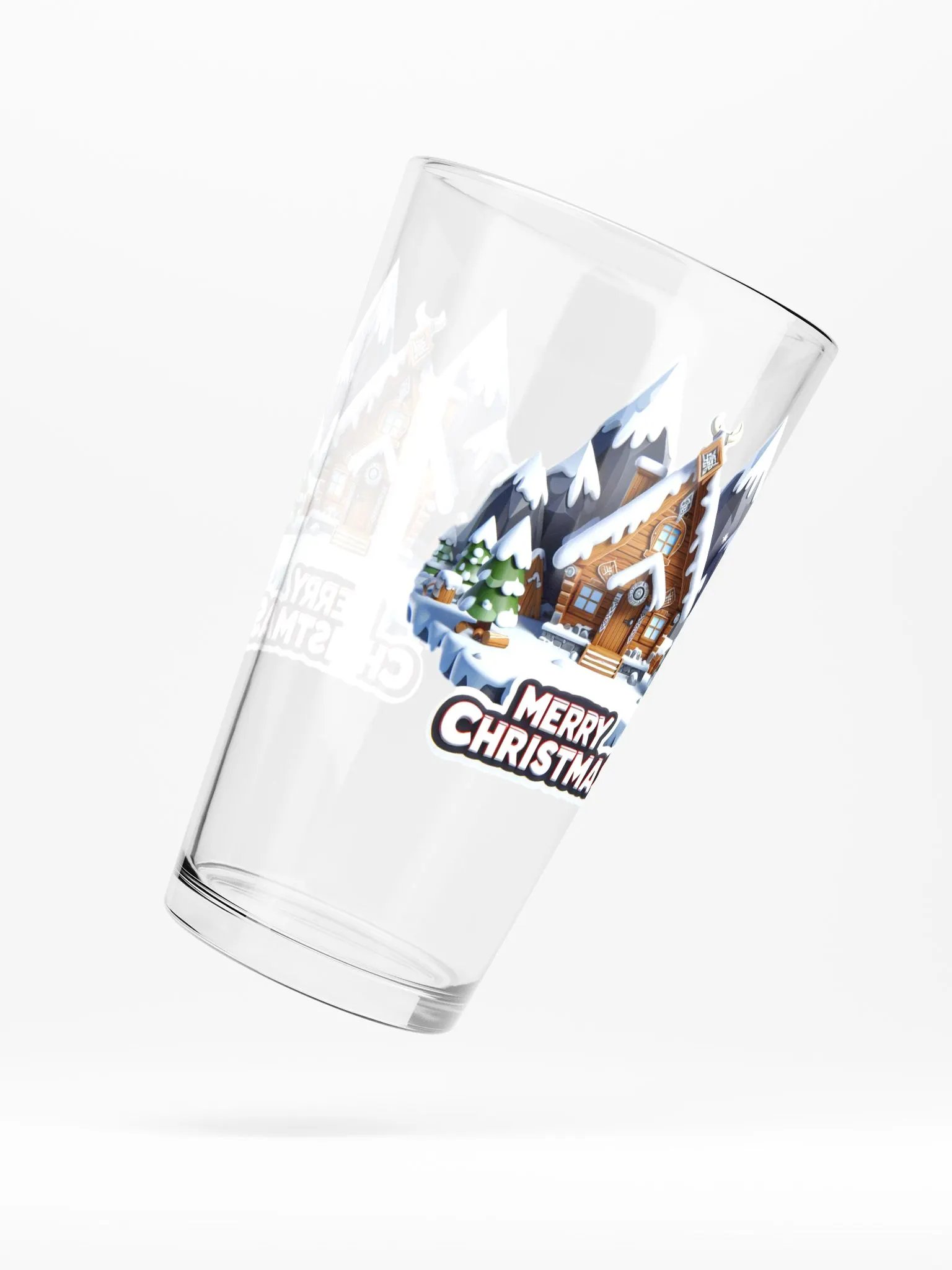 House Merry Christmas Pint Glass product image (5)