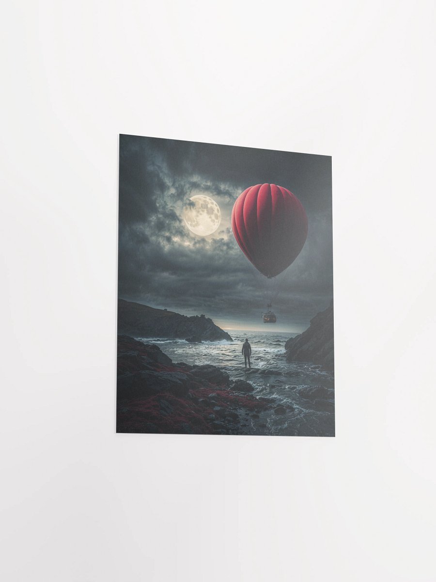 Departure Beneath the Full Moon Matte Poster product image (27)