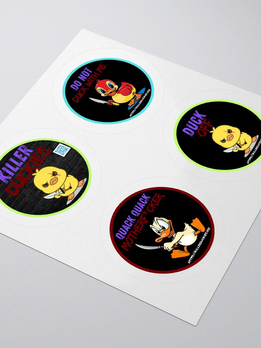 Killer Duckies Sticker Sheet product image (8)
