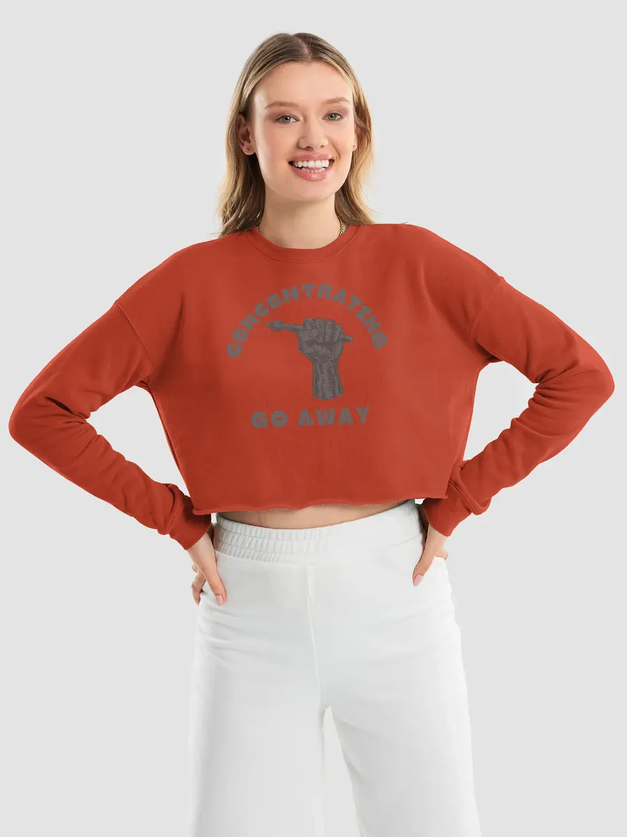 "Concentrating, Go Away" Cropped Sweater product image (9)