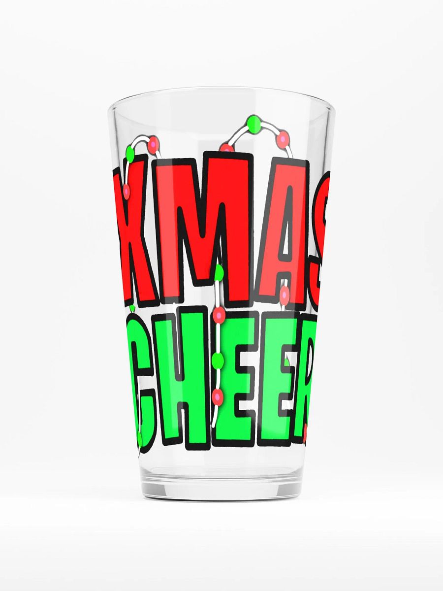 XMAS CHEER PINT GLASS product image (1)