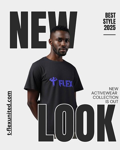 🖤 NEW LOOK. SAME FLEX.
Introducing the T-Flex Logo Tee — where activewear meets real style.

📦 Part of our 2025 activewear co...