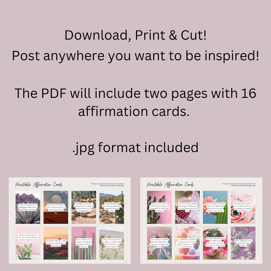 Metamorphosis Affirmation Cards product image (3)