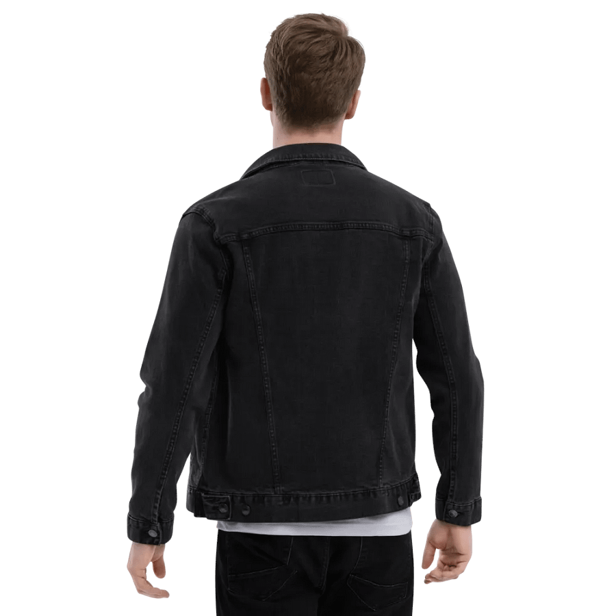 AEVUM Band USA black denim jacket product image (11)
