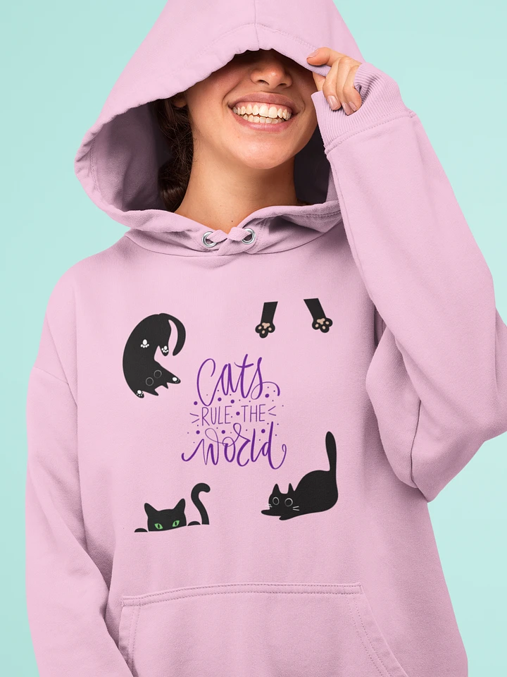 Cats Rule The World Hoodie (Pastels) 4 colours product image (1)