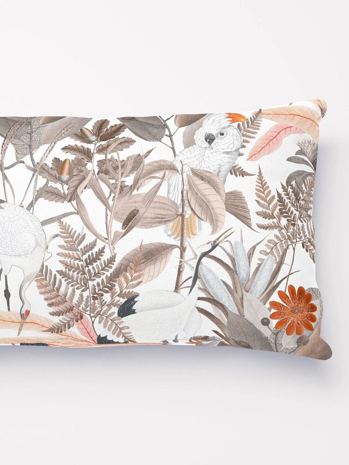 White Ecotone Throw Pillow product image (1)