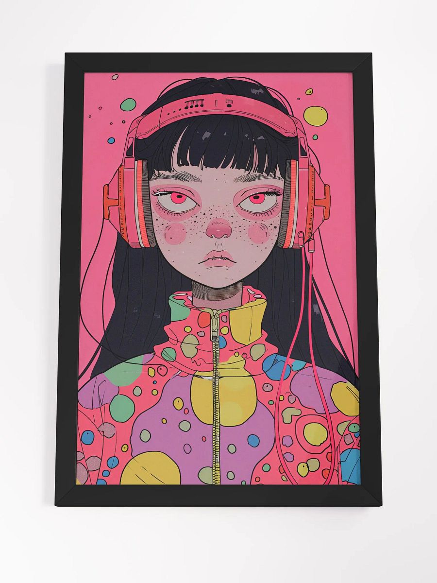 Pop Beats Pop Art Poster - Framed product image (7)