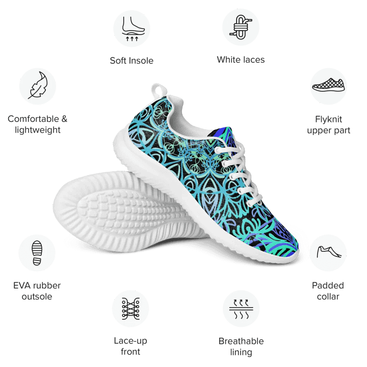 Zen Blossom Mandala Sneakers product image (1)