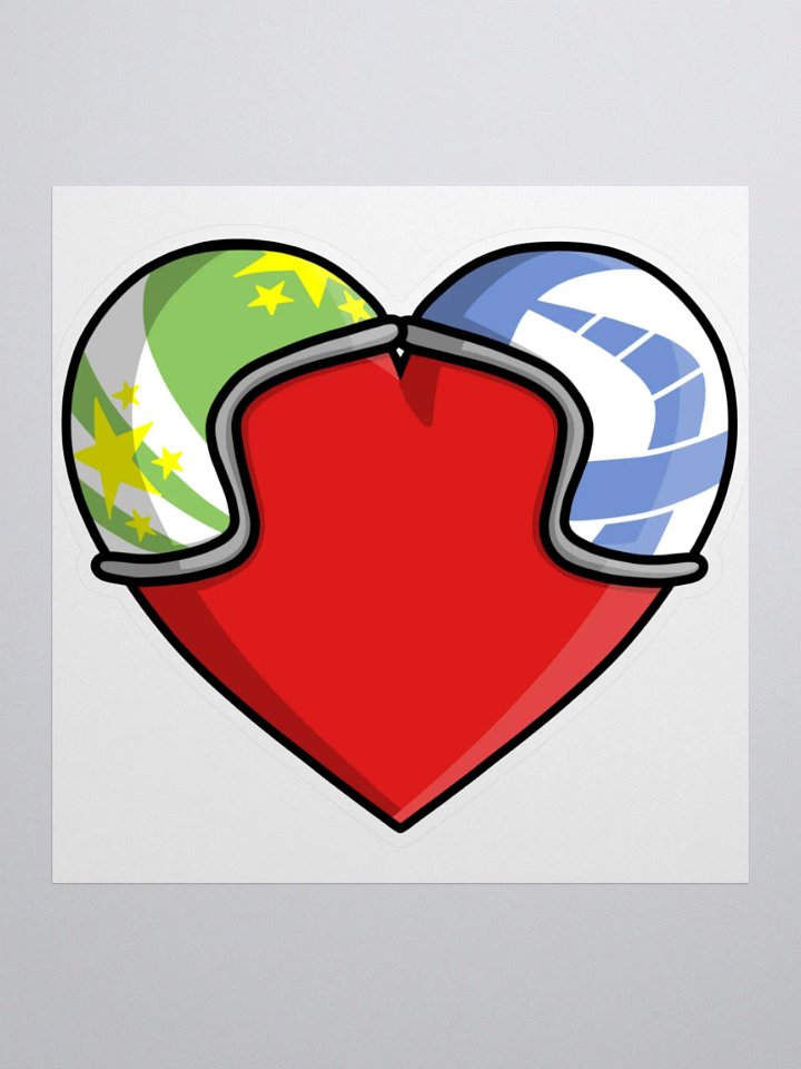 Hear Helmet Kiss-Cut Stickers product image (1)