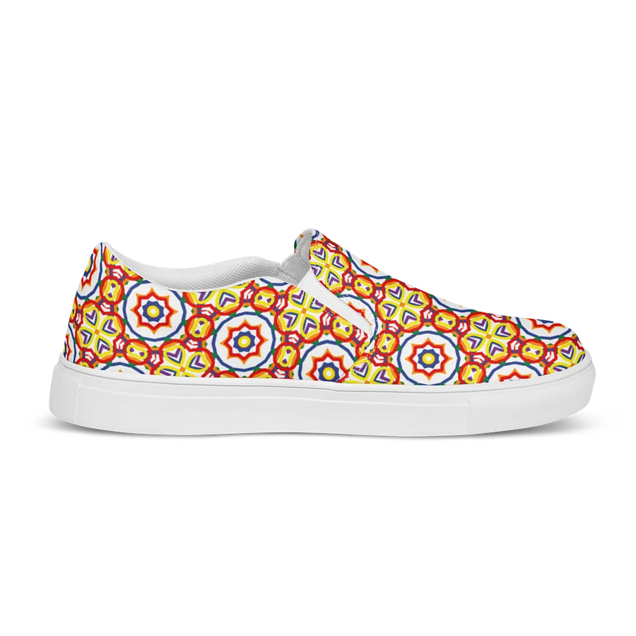 Mens Slip On Canvas - Rainbow (d) product image (5)