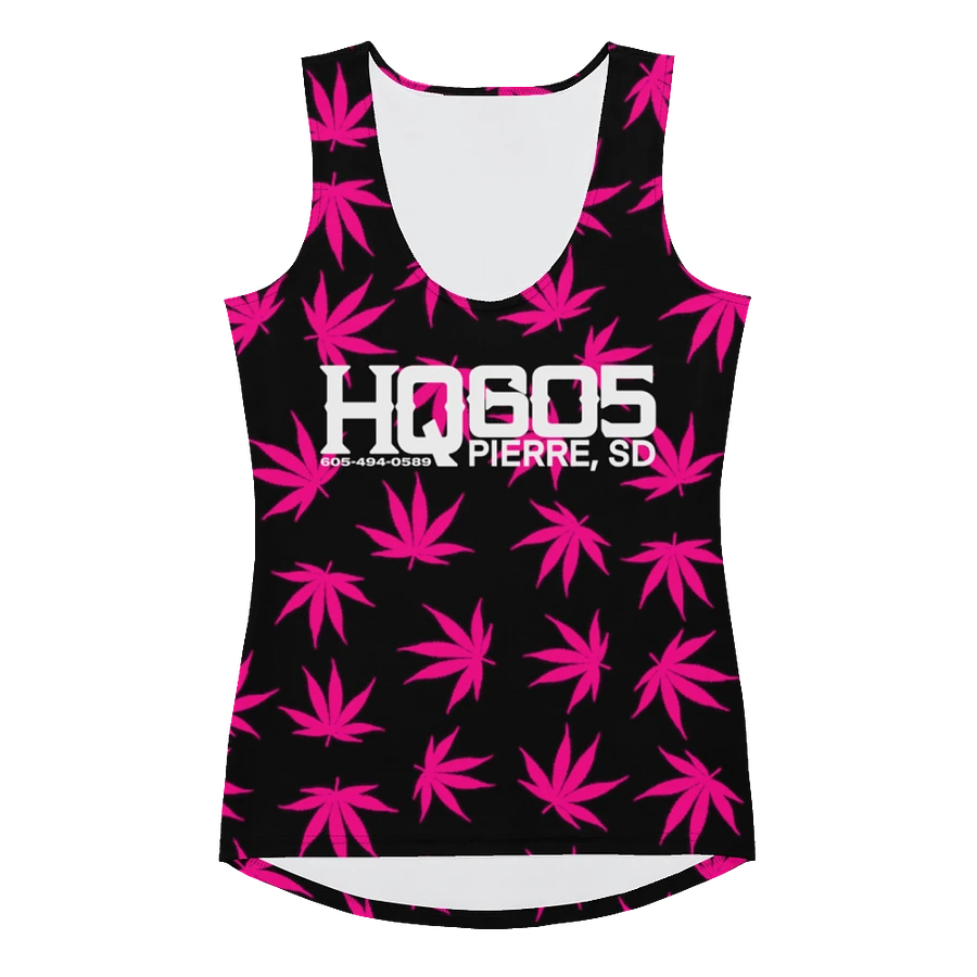 Copy of HempQuarters Pink Marijuana Tank Top product image (4)