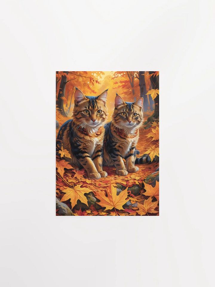 Autumn Feline Harmony Poster product image (2)