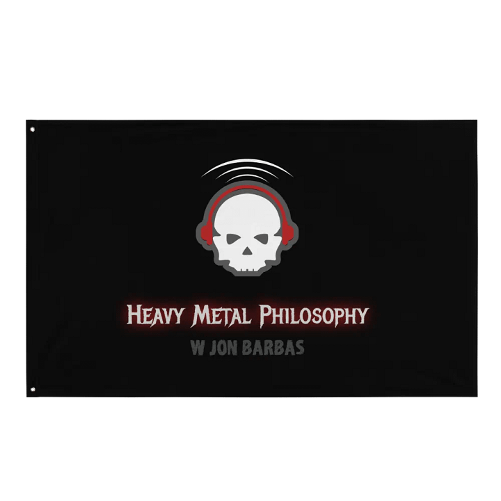 Heavy Metal Philosophy Flag! product image (1)
