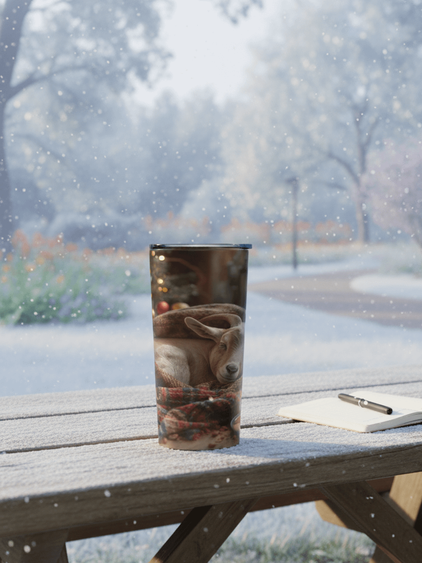 Cozy Christmas Goat 20z Tumbler product image (2)