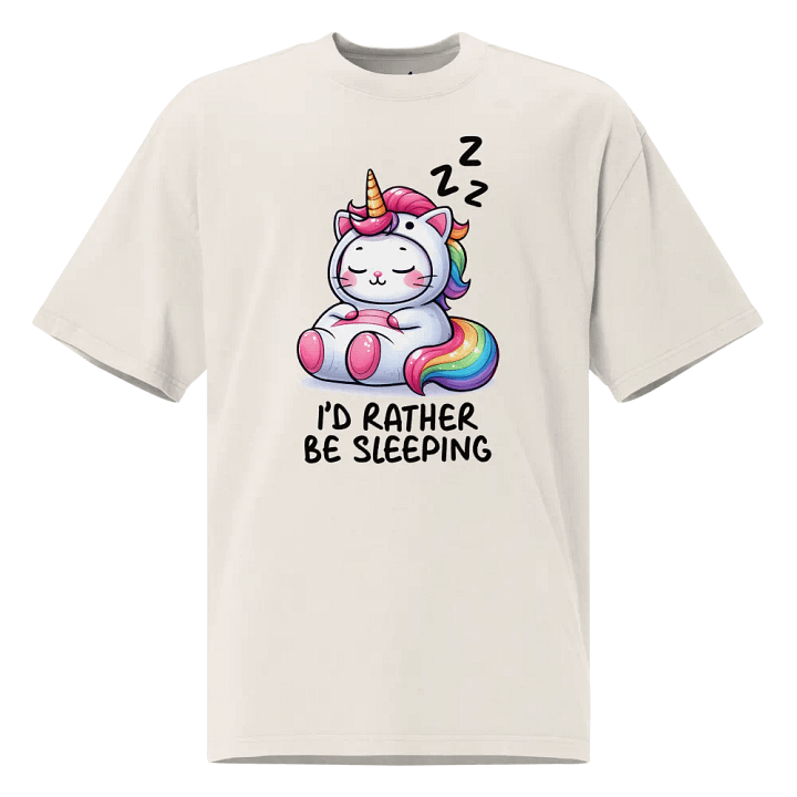 Rather Be Sleeping Unicorn Tee product image (3)