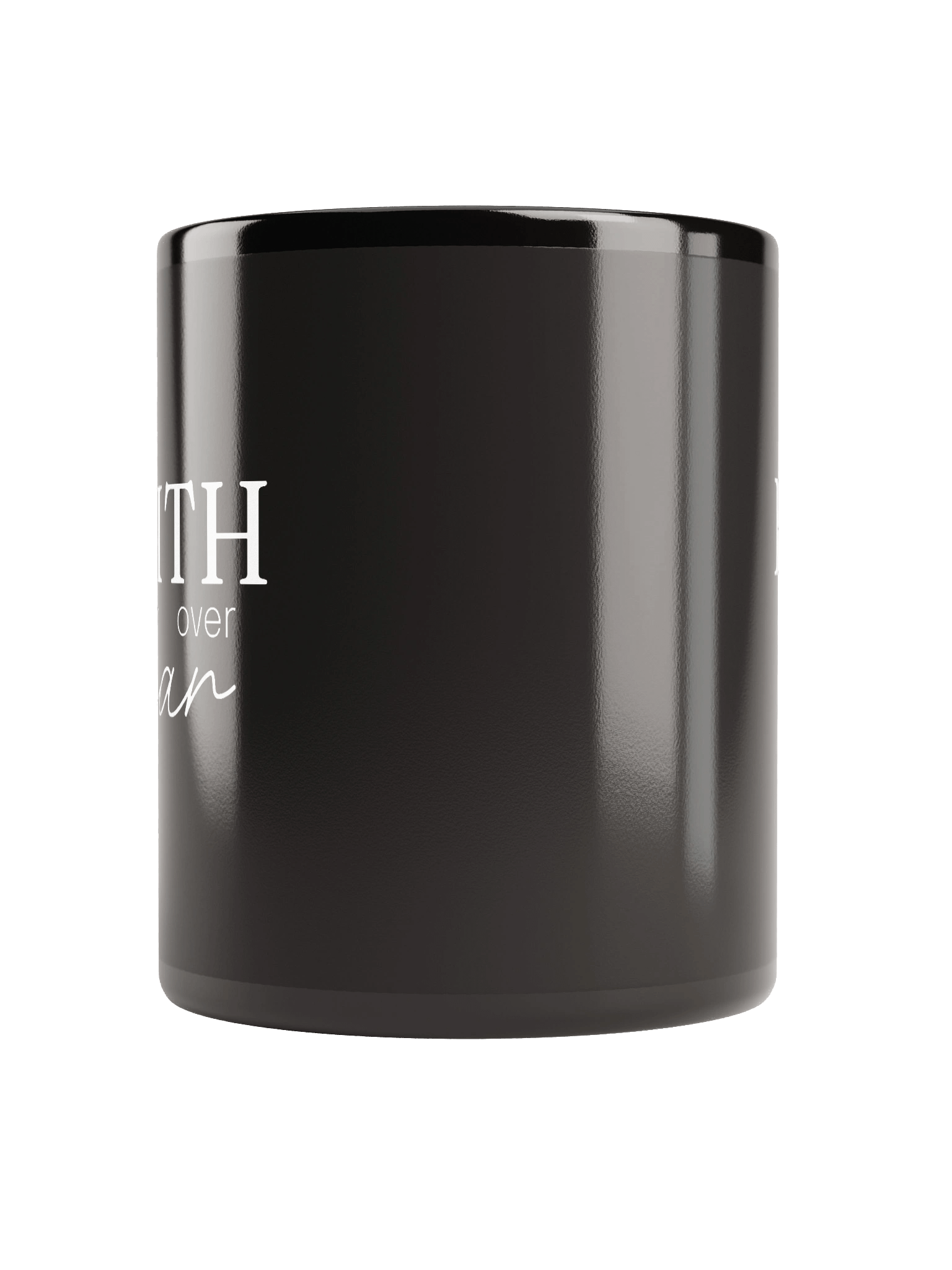 "Faith over Fear" Monochrome Mug product image (10)