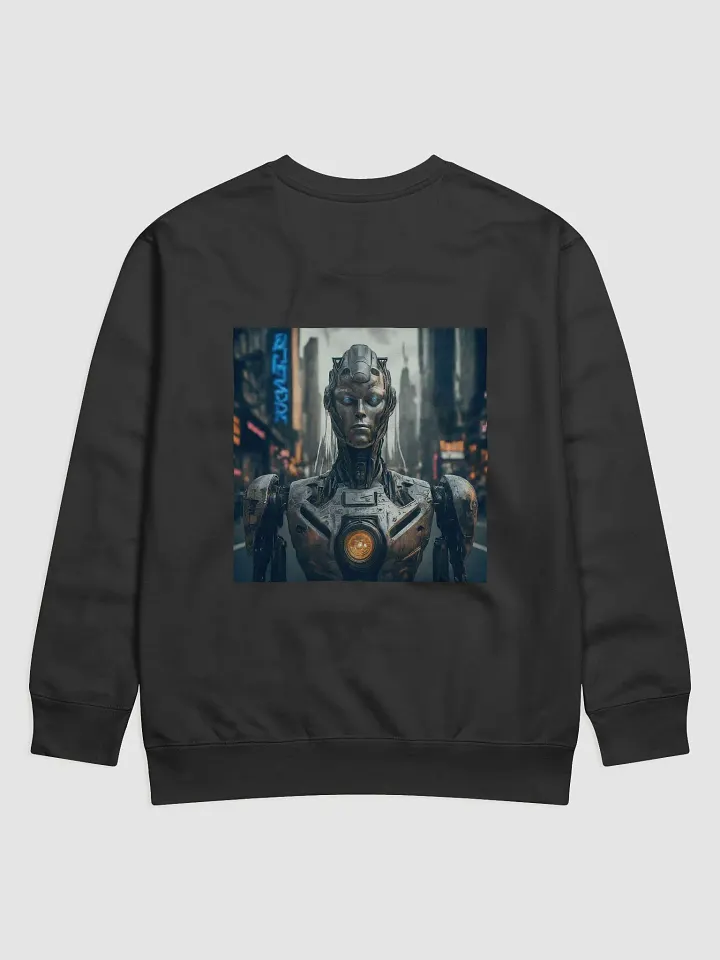 Neon Futurism Robot Sweatshirt product image (7)