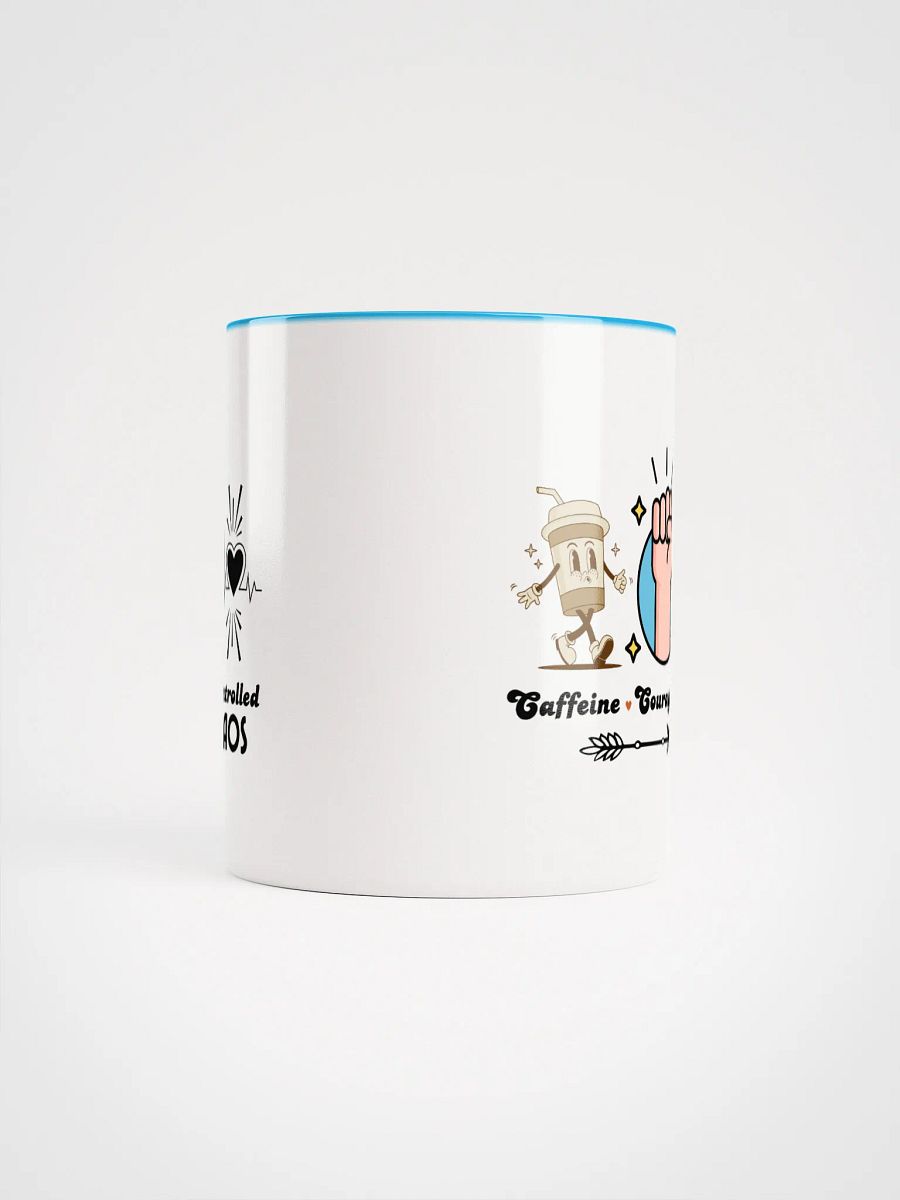 Caffeine, Courage, & Controlled Chaos Parkinson Ceramic Mug product image (10)