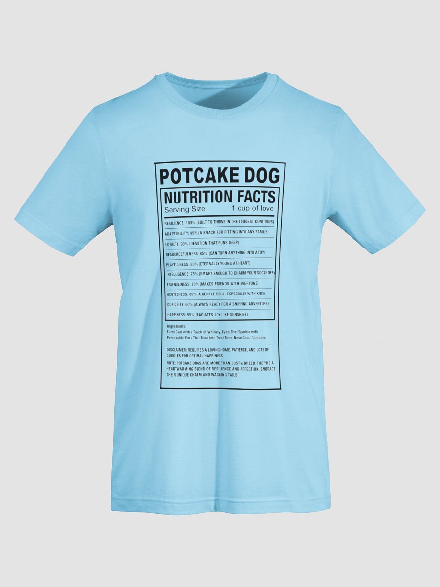 Potcake Nutrition Facts Lable Tee product image (51)
