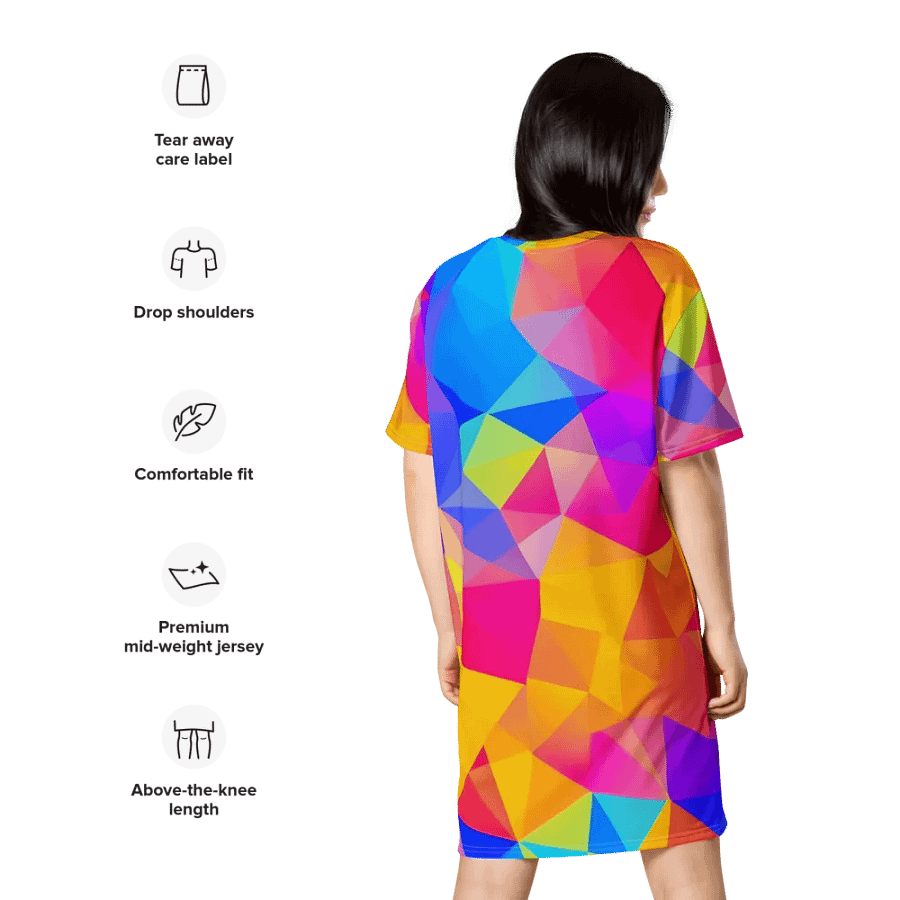 Prism Rhapsody T Shirt Dress product image (10)