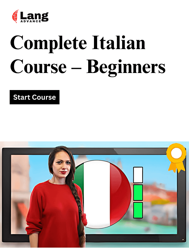 Learn Italian Language: Complete Italian Course - Beginners product image (1)