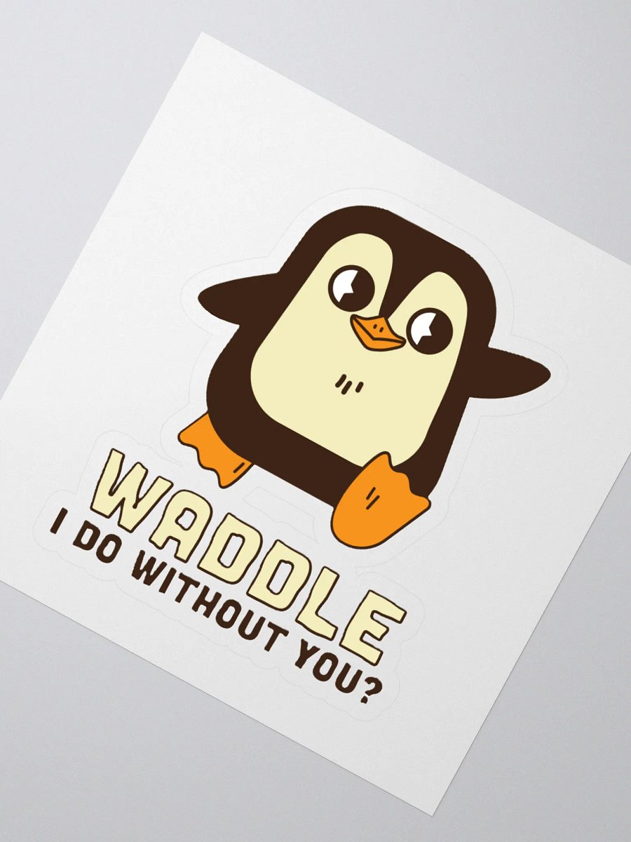 Waddle I Do Without You? Penguin Kiss Cut Stickers product image (2)
