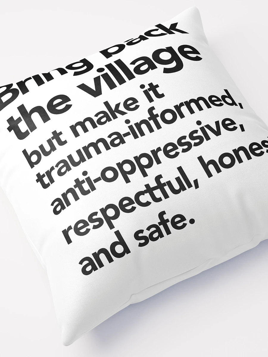 Bring Back the Village Pillow product image (4)