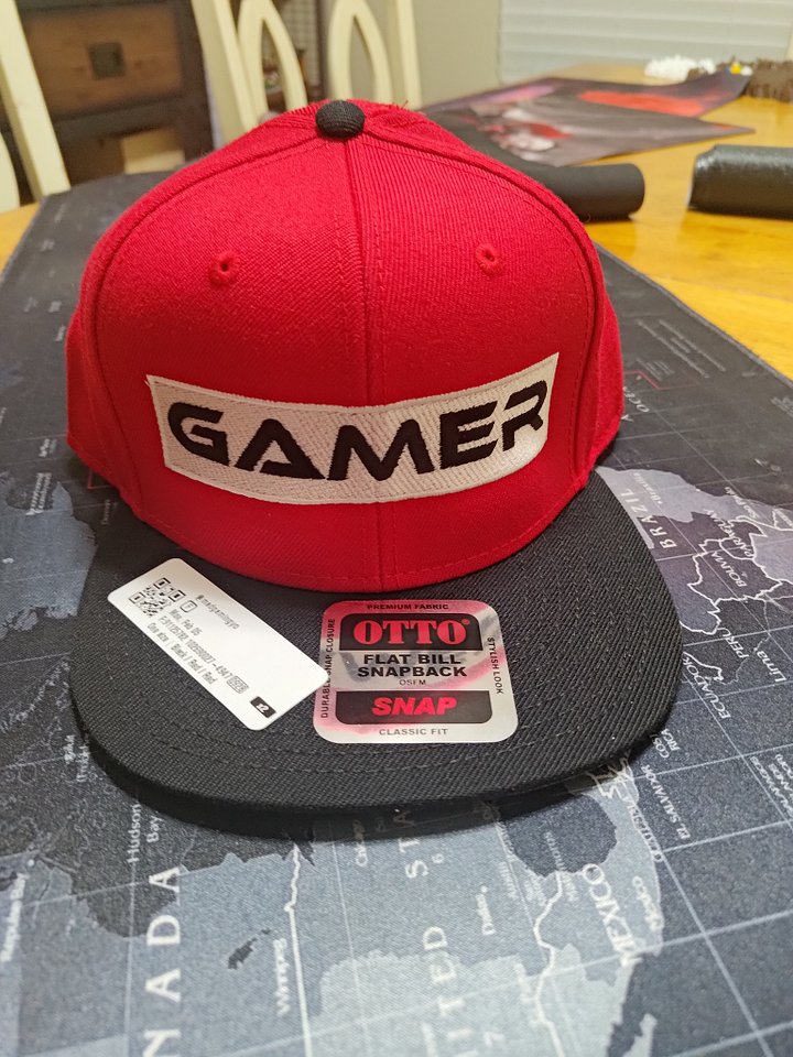 Gamer fully embroidered snapback product image (1)