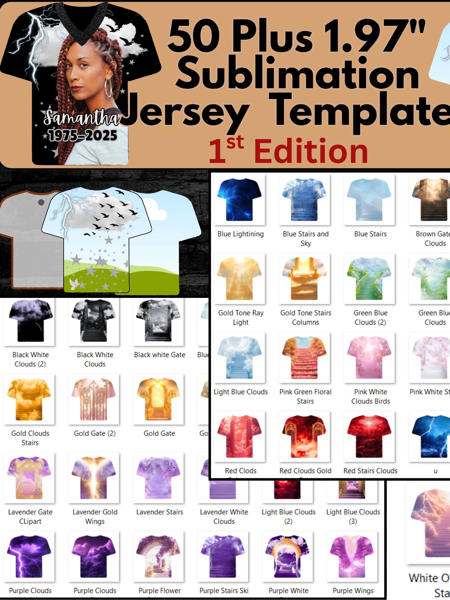 Bundle Deal - Premium Sublimation MDF Shirt Blanks Keychain and Earrings | Gift-Ready Packaging | DIY Video Tutorial and Templates Instant Download product image (3)