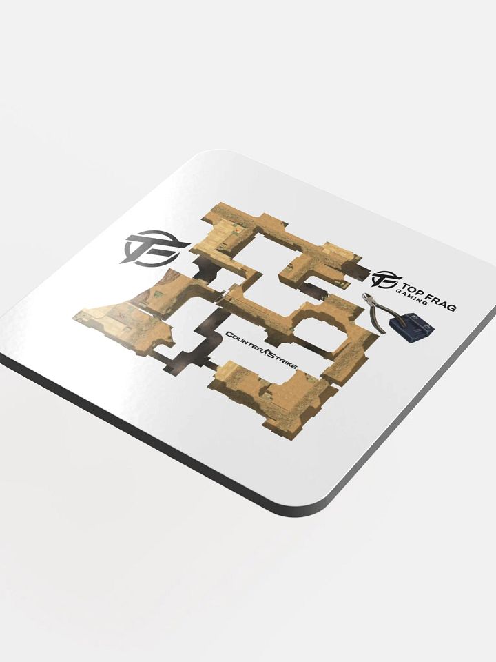 TopFrag™ De_Dust2 Glossed Cork Coaster product image (1)