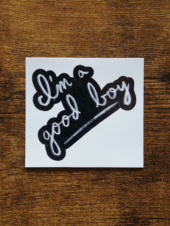 I'm A Good Boy Sticker product image (1)