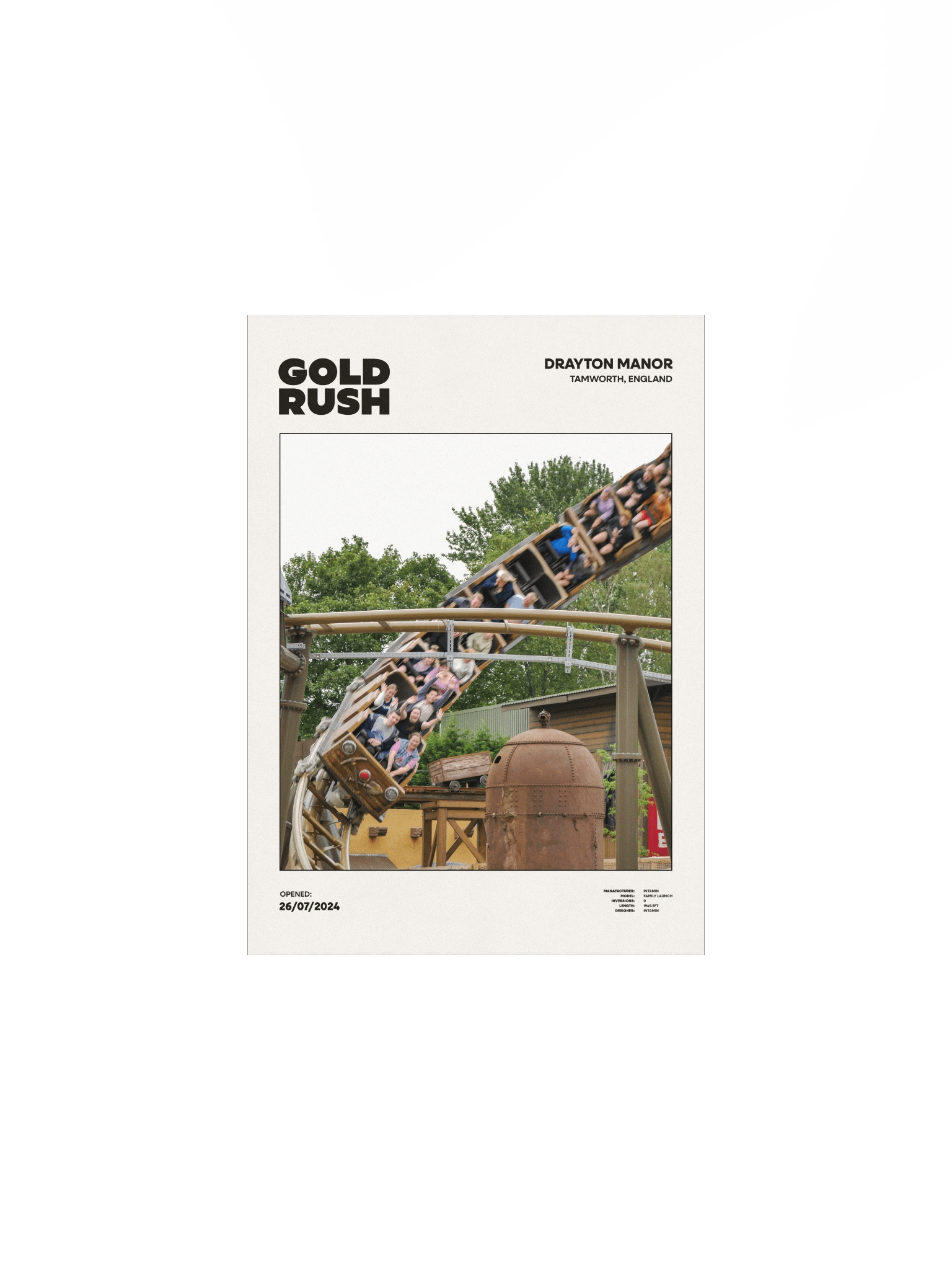 Gold Rush Motion Premium Poster product image (1)