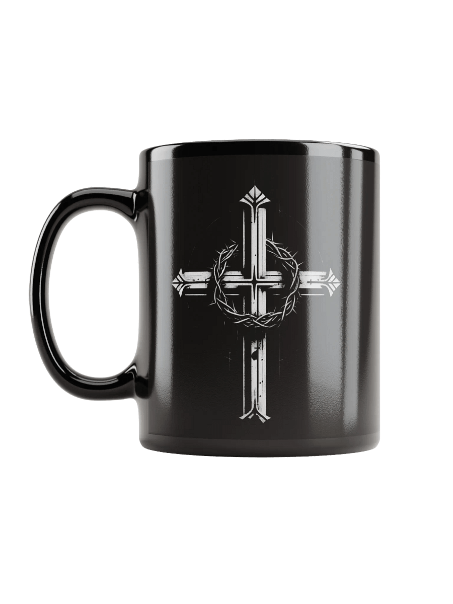 Jesus is King Black Mug product image (12)