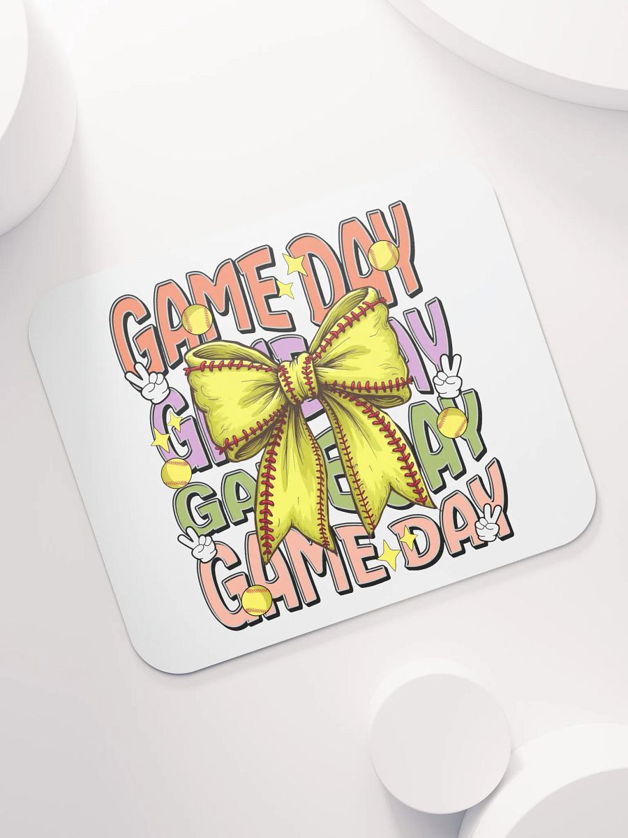 Game Day Bow Softball Extravaganza Mouse Pad product image (5)