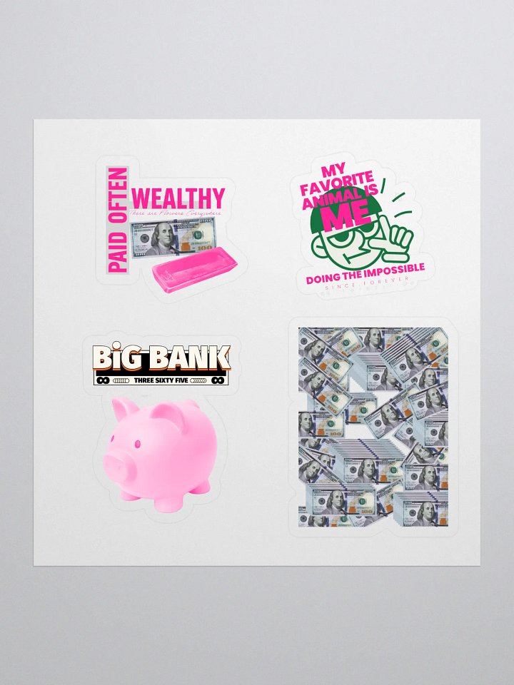 PRETTY PAID PINK Infinite Riches Sticker Collection product image (1)