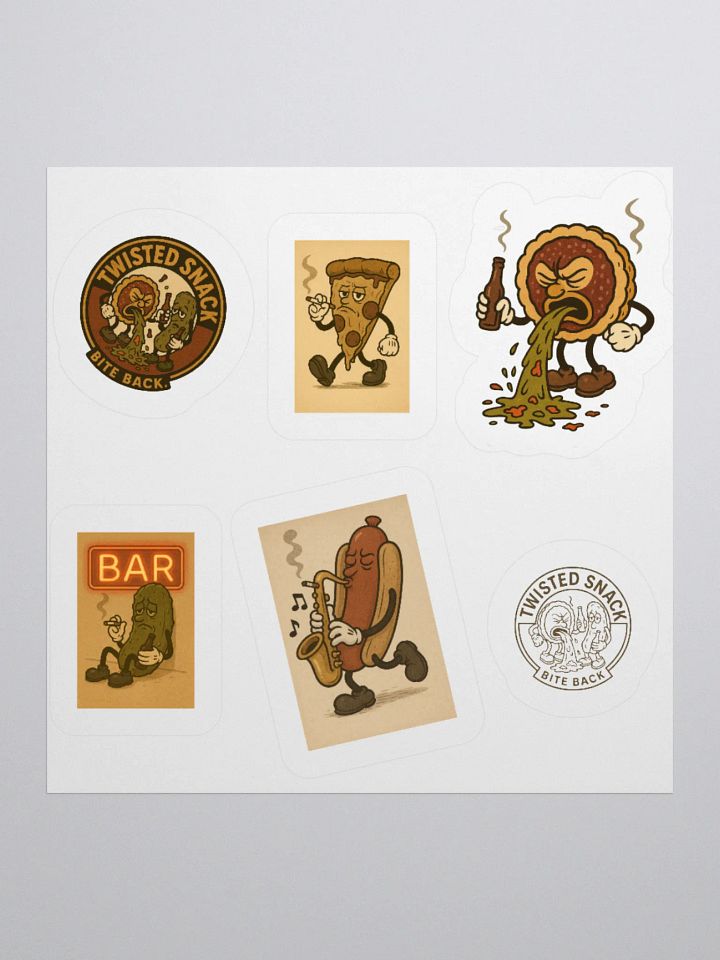 Twisted Snack Sticker Pack – Bite Back Edition product image (1)
