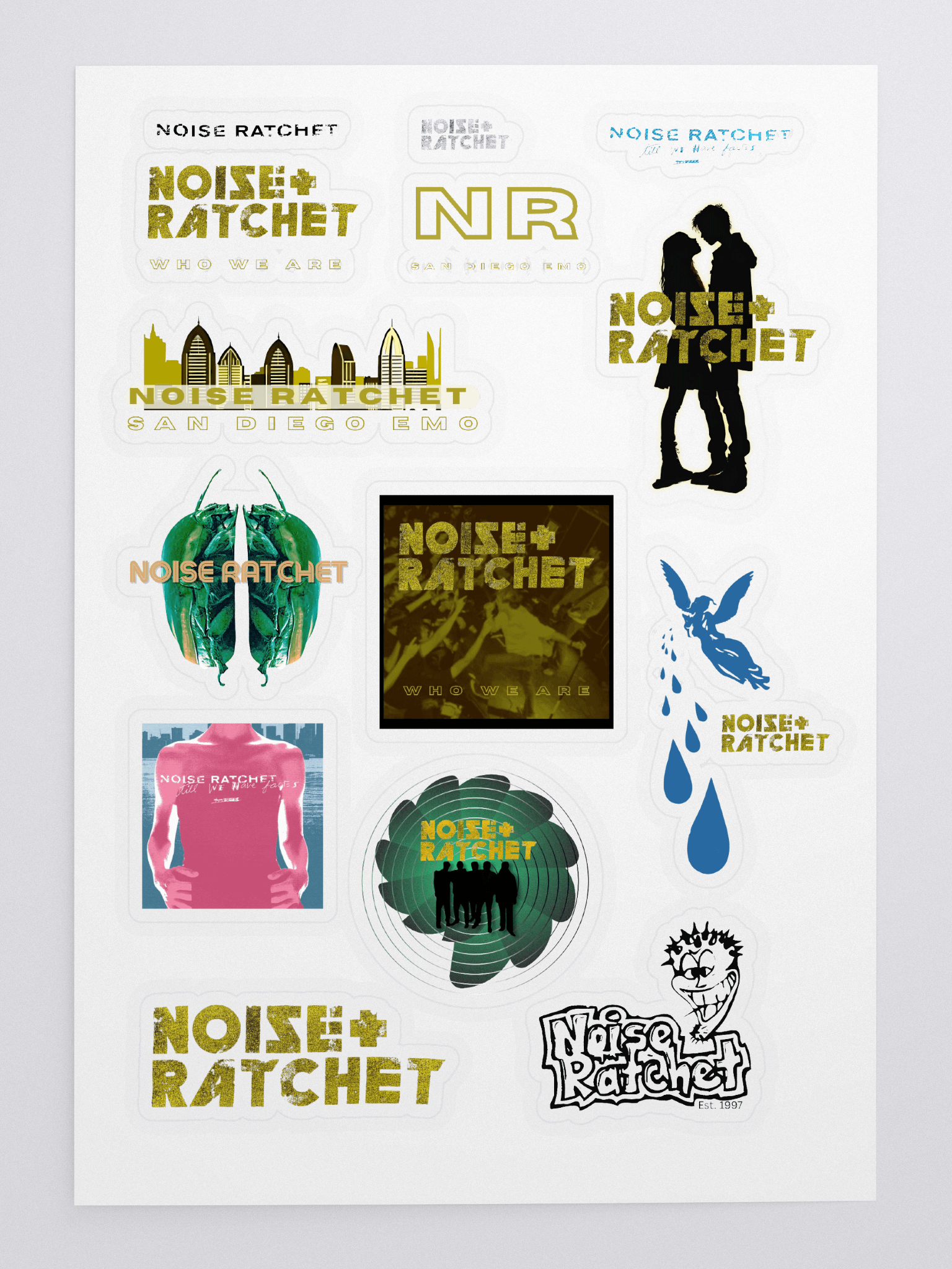Noise Ratchet - Sticker Sheet (14 Stickers) product image (3)