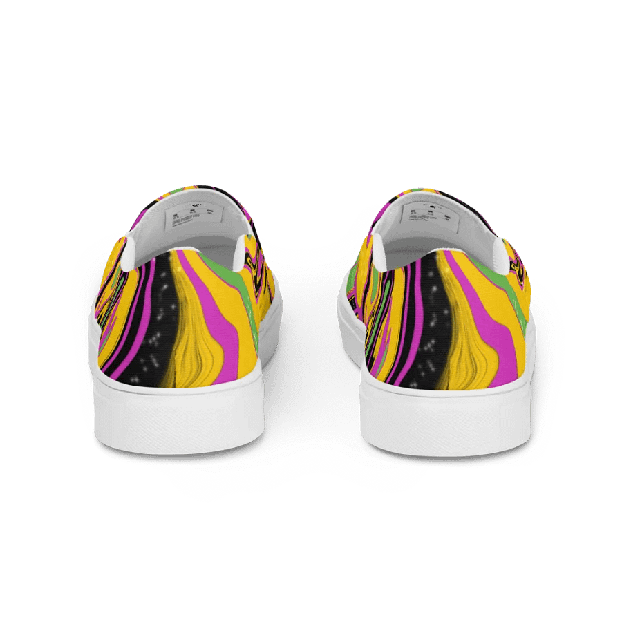 Psychedelic Swirl Women's Slip-Ons product image (4)