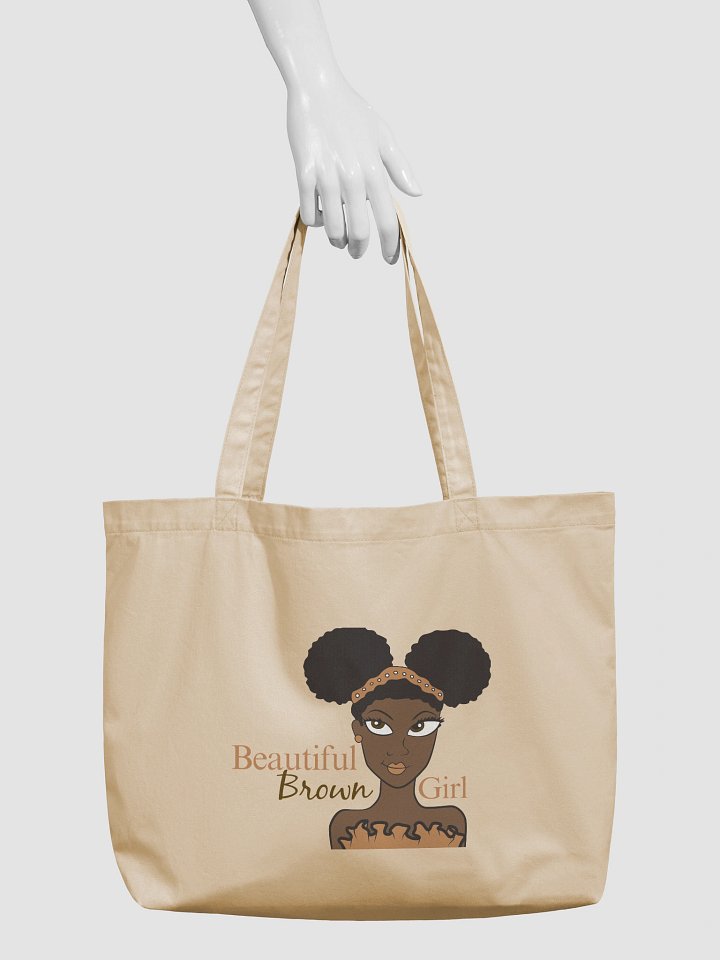 Chocolate Beautiful Brown Girl Tote product image (2)